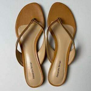 Alexandre Birman Brown Leather Sandals Size 9